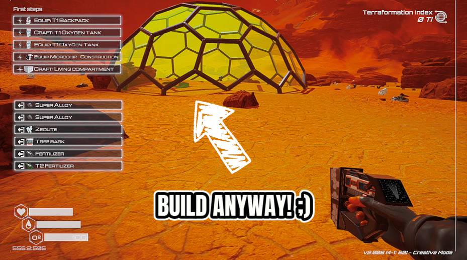 The Planet Crafter — Free Zoning (Build Anywhere) (screenshot 2)